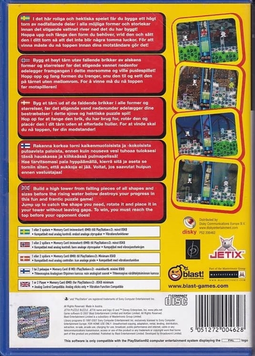 Jetix Puzzle Buzzle - PS2 (B Grade) (Genbrug)